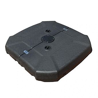 440LBS Square Wheeled Patio Umbrella Base, Water Sand Filled