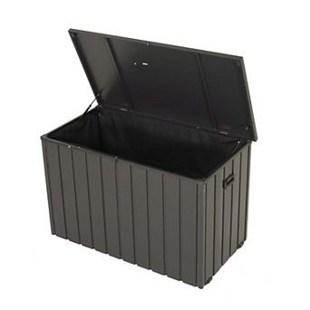 120 Gallon Lockable Metal Deck Box w/ Oxford Bag