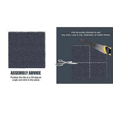 Mat Plastic Deck Tiles