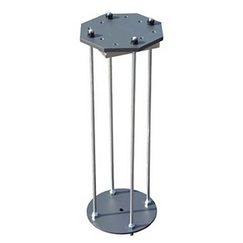 Heavy Duty Steel In Ground, Patio Umbrella Base 700LBS Support 7.8x7.8x22 Inch