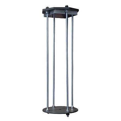 Heavy Duty Steel In Ground, Patio Umbrella Base 700LBS Support 7.8x7.8x22 Inch