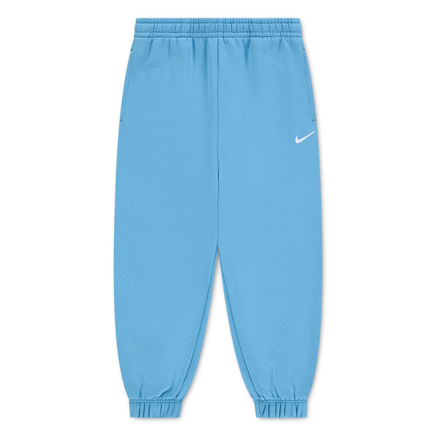 Брюки Nike Studio Fleece Loose для девочек, цвет: Синий — фото 1