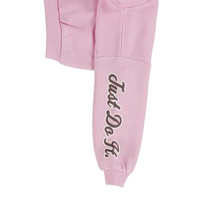 Girls 4-6x Nike "Just Do It." Hoodie & Wide Leg Pants 2-Piece Set