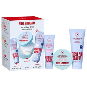 First Aid Beauty Sensitive Skin Bestsellers Skincare Routine Travel Set