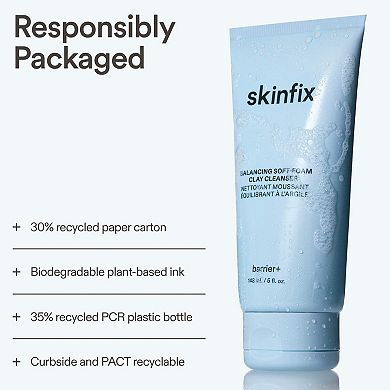Balancing Soft-Foam Pore-Minimizing Clay Cleanser