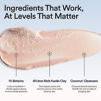 Balancing Soft-Foam Pore-Minimizing Clay Cleanser