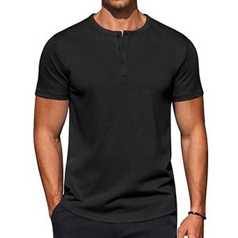 COOFANDY Stretch Fitness T-Shirt Men Gym Short Sleeve Quick Dry Muscle Tee