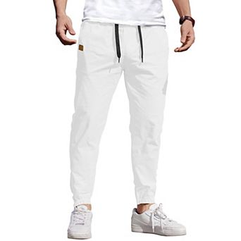 COOFANDY Mens Casual Joggers Pants - Cotton Drawstring Chino Cargo Pants Hiking Sweatpants Pants