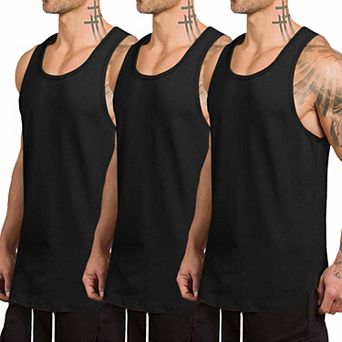 COOFANDY Men's Tank Tops Sleeveless Shirt Workout Compression Bodybuilding Sleeveless T Shirt