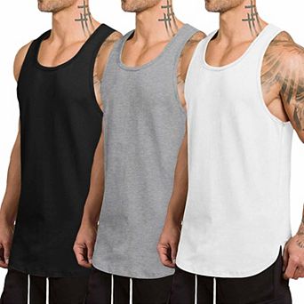 COOFANDY Men's Tank Tops Sleeveless Shirt Workout Compression Bodybuilding Sleeveless T Shirt