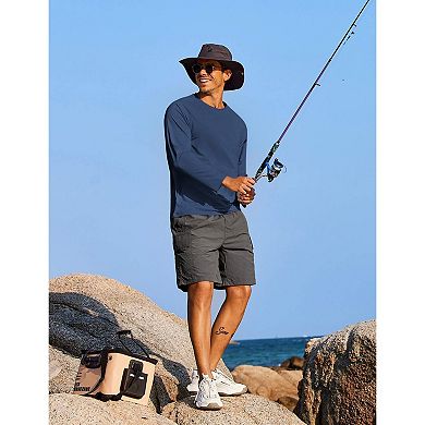 COOFANDY Lightweight Long Sleeve Sun Shirts for Men Moisture Wicking Quick Dry Shirt Tee Tops