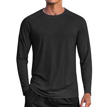 COOFANDY Lightweight Long Sleeve Sun Shirts for Men Moisture Wicking Quick Dry Shirt Tee Tops