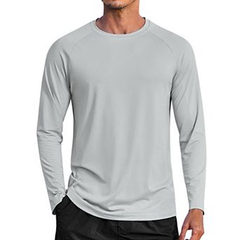 COOFANDY Lightweight Long Sleeve Sun Shirts for Men Moisture Wicking Quick Dry Shirt Tee Tops