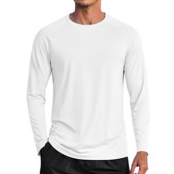 COOFANDY Lightweight Long Sleeve Sun Shirts for Men Moisture Wicking Quick Dry Shirt Tee Tops