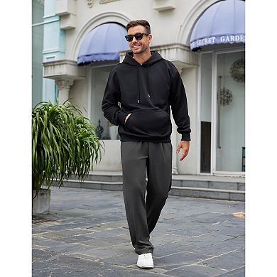 COOFANDY Mens Casual Sweatpants Open Bottom Lounge Pants Lightweight Baggy Workout Yoga Track Pants
