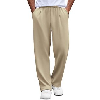 COOFANDY Mens Casual Sweatpants Open Bottom Lounge Pants Lightweight Baggy Workout Yoga Track Pants