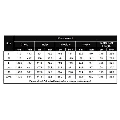 COOFANDY Mens Short Sleeve Button Down Shirt Plaid Button Up Shirts Casual 75% Cotton Work Shirts