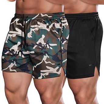 COOFANDY Men's 5inch Gym Workout Shorts Lightweight Mesh Running Shorts Quick Dry Sports Joggers