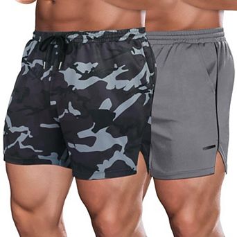 COOFANDY Men's 5inch Gym Workout Shorts Lightweight Mesh Running Shorts Quick Dry Sports Joggers