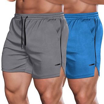COOFANDY Men's 5inch Gym Workout Shorts Lightweight Mesh Running Shorts Quick Dry Sports Joggers