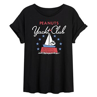 Juniors' Peanuts Yacht Club Oversized Tee