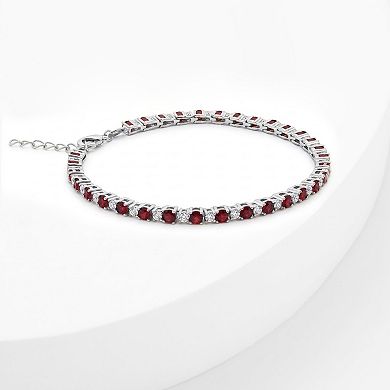PRIMROSE Cubic Zirconia Round Tennis Bracelet