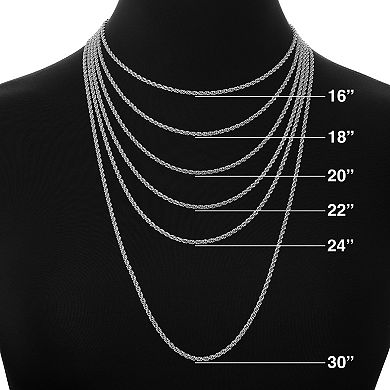 PRIMROSE Cubic Zirconia Virgin Mary Medallion Pendant Necklace