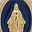 Gold Tone Blue