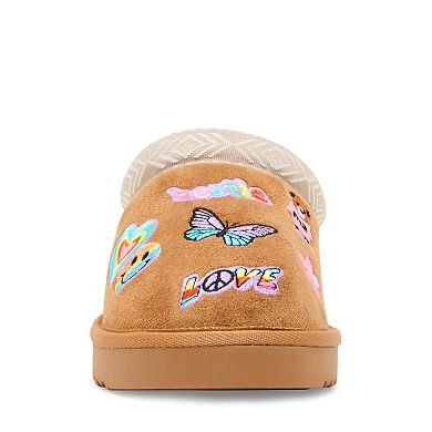 madden girl Patch Girls Slip-On Cushioned Slippers
