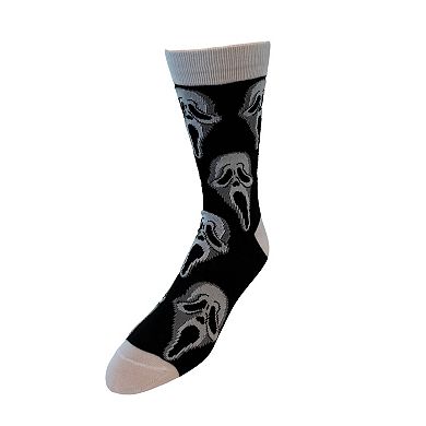 Ghost Face Men’s 3-Pack Crew Socks in Coffin Gift Box