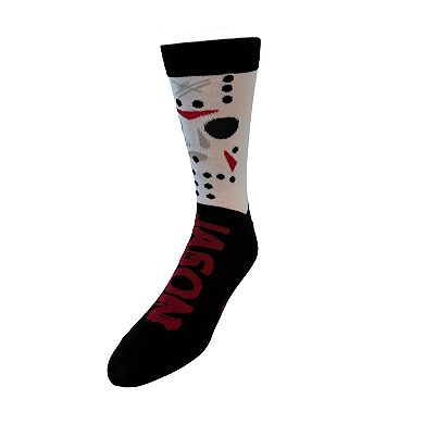 Men's Friday the 13th Jason 3-Pack Crew Socks in Coffin Gift Box