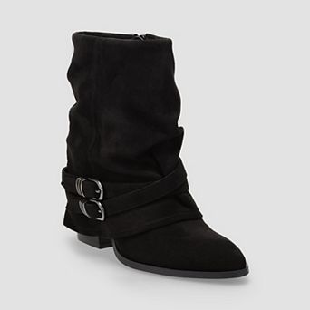 SO® Dolil Women's Slouch Fold Over Ankle Boots