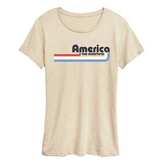 Women's America The Beautiful Graphic Tee