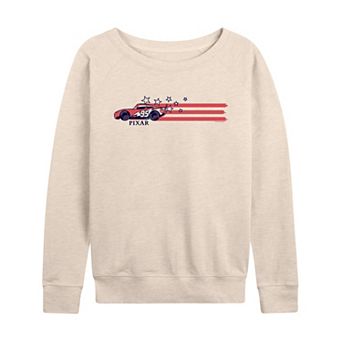 Women's Disney / Pixar's Cars Americana Stars & Stripes French Terry Long Sleeve Tee