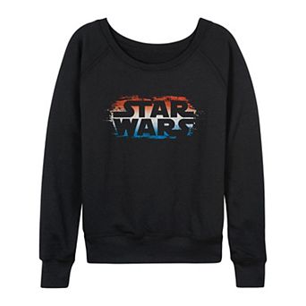 Women's Star Wars Americana Logo French Terry Long Sleeve Tee