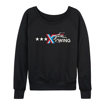 Women's Star Wars X-Wing Americana Logo French Terry Long Sleeve Tee