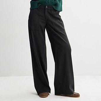 Junior's Project Indigo Mid-Rise Wide Leg Pants