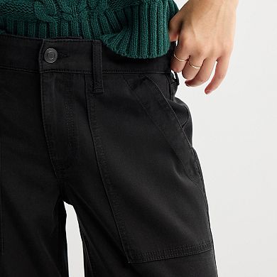 Junior's Project Indigo Mid-Rise Wide Leg Pants