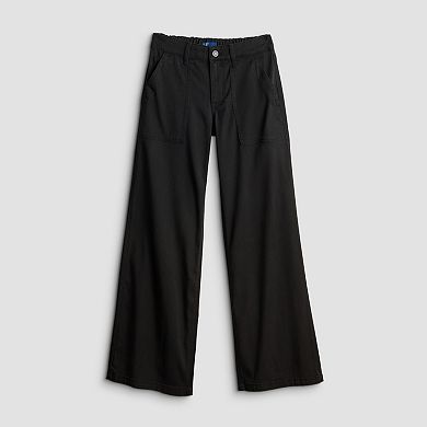 Junior's Project Indigo Mid-Rise Wide Leg Pants