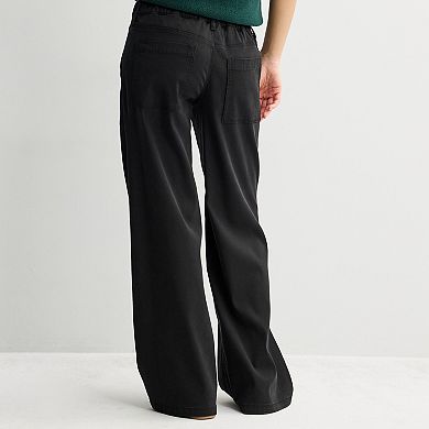 Junior's Project Indigo Mid-Rise Wide Leg Pants