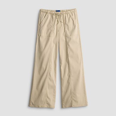 Juniors' Project Indigo Tie Waistband Wide Leg Pants