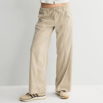 Juniors' Project Indigo Tie Waistband Wide Leg Pants
