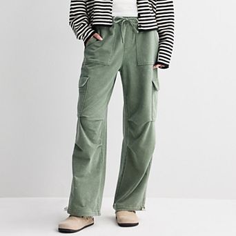 Juniors' Vanilla Star Pull On Cargo Jeans