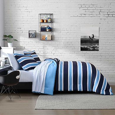 Nautica Stripe Comforter Set with Sheets