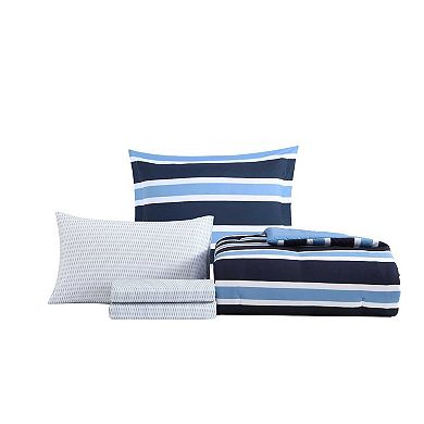 Nautica Stripe Comforter Set with Sheets
