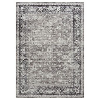 Area Rug Indoor Vintage Living Room Carpet Washable Distressed Rug Bedroom Office Dining Room