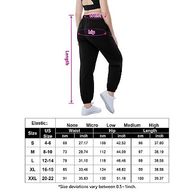 Women's Sweatpants Joggers Athletic Pants Casual Trousers Front Tie with Pockets