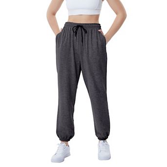 Women's Sweatpants Joggers Athletic Pants Casual Trousers Front Tie with Pockets
