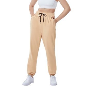 Women's Sweatpants Joggers Athletic Pants Casual Trousers Front Tie with Pockets