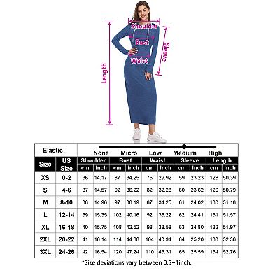 Women's Long Sleeve Pullover Pocket Slim Sweatshirt Casual Hoodie Dress